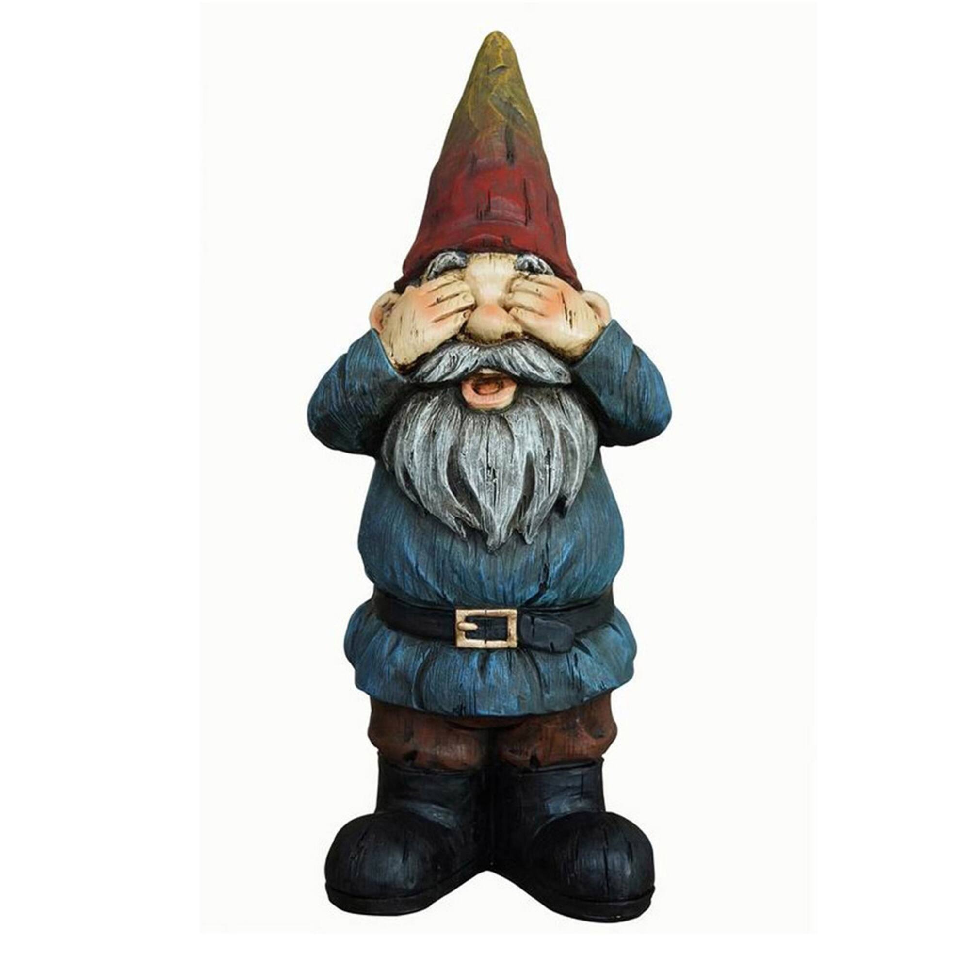 Santa's Workshop 18.5'' See No Evil Gnome Accent